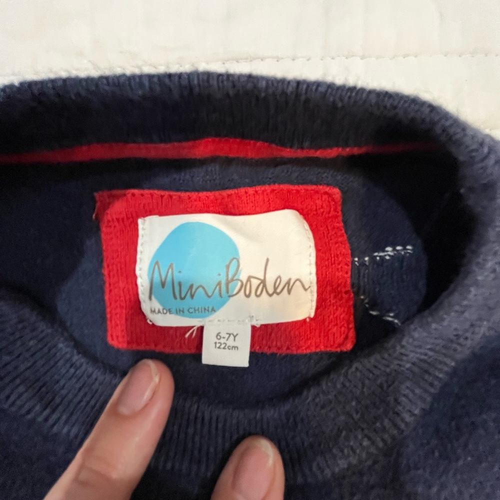 Mini Boden Star Sweater - Picture 3 of 3